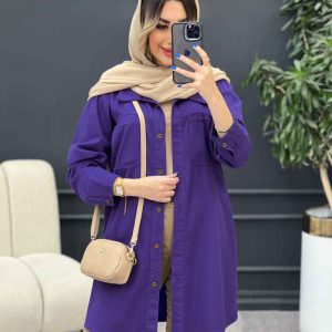 مانتو کتان رنگی سوفیا کد 4919