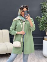 مانتو کتان رنگی سوفیا کد 4919 - تصویر 7