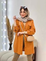 مانتو دو جیب پیله کد 4907 - تصویر 8