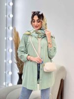 مانتو دو جیب پیله کد 4907 - تصویر 7