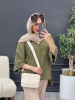 شومیز جلو بسته هلما کد 4878 - تصویر 17