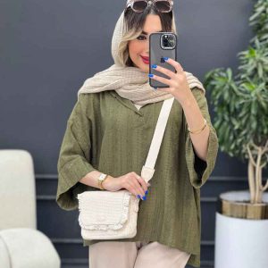 شومیز جلو بسته هلما کد 4878