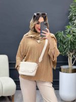 شومیز جلو بسته هلما کد 4878 - تصویر 16