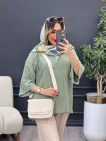 شومیز جلو بسته هلما کد 4878 - تصویر 11