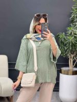 شومیز جلو بسته هلما کد 4878 - تصویر 15