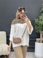 شومیز جلو بسته هلما کد 4878 - تصویر 7