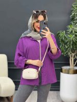 مانتو آستین پیله اِلین کد 4881