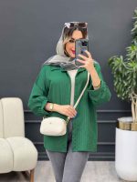 مانتو آستین پیله اِلین کد 4881 - تصویر 3