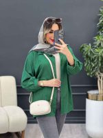مانتو آستین پیله اِلین کد 4881 - تصویر 10