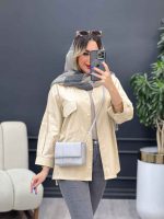 مانتو تک جیب پاکتی مهرا کد 4810 - تصویر 7