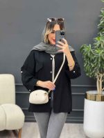 مانتو تک جیب پاکتی مهرا کد 4810 - تصویر 6