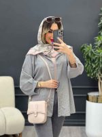 مانتو آستین پیله اِلین کد 4881 - تصویر 18
