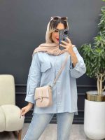 مانتو تک جیب پاکتی مهرا کد 4810 - تصویر 10