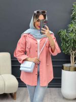 مانتو دو جیب کراواتی کد 4916 - تصویر 25