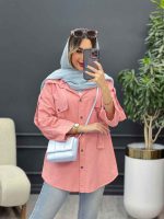 مانتو دو جیب کراواتی کد 4916 - تصویر 28
