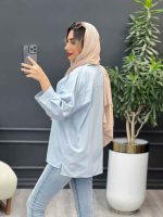 مانتو تک جیب پاکتی مهرا کد 4810 - تصویر 4