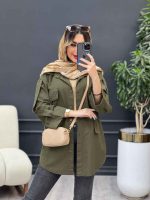 مانتو دو جیب کراواتی کد 4916 - تصویر 24