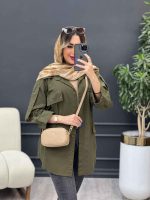 مانتو دو جیب کراواتی کد 4916 - تصویر 26