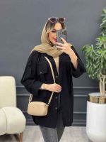 مانتو دو جیب کراواتی کد 4916 - تصویر 21