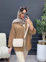 مانتو آستین پیله اِلین کد 4881 - تصویر 14