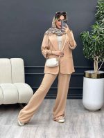ست مانتو و شلوار لیانا کد 4925 - تصویر 3