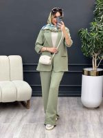 ست مانتو و شلوار لیانا کد 4925 - تصویر 18