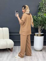 ست مانتو و شلوار لیانا کد 4925 - تصویر 9