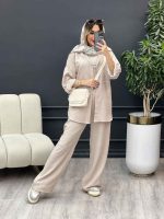 ست مانتو و شلوار تک جیب کد 4778 - تصویر 11