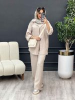 ست مانتو و شلوار تک جیب کد 4778 - تصویر 5