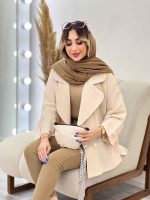 مانتو تک دکمه دو جیب کیف دار کد 4938 - تصویر 3