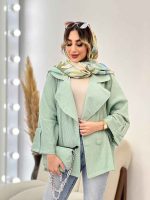 مانتو تک دکمه دو جیب کیف دار کد 4938 - تصویر 2