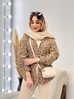 مانتو طرح گل بابونه دو جیب کد 4837 - تصویر 18
