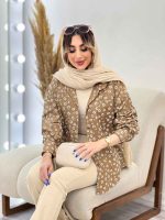 مانتو طرح گل بابونه دو جیب کد 4837 - تصویر 15