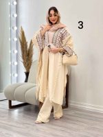 مانتو پانچ طرح دار کد 4903 - تصویر 14