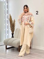 مانتو پانچ طرح دار کد 4903 - تصویر 10