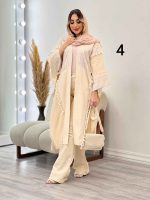 مانتو پانچ طرح دار کد 4903 - تصویر 19