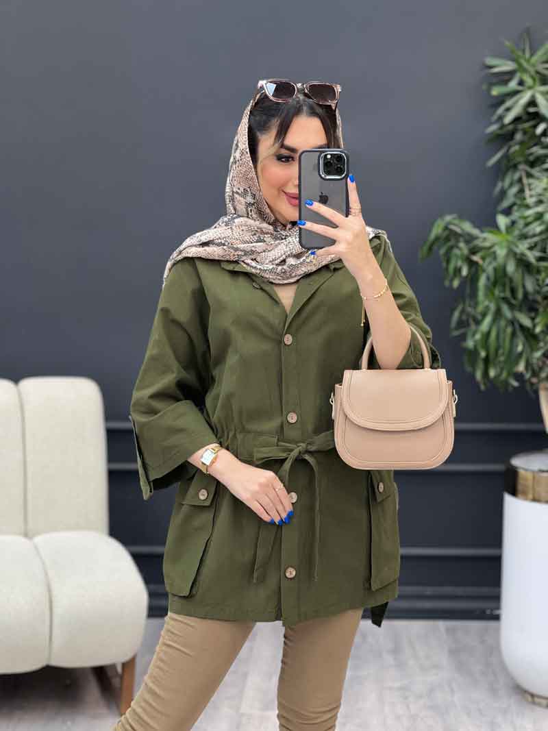 مانتو لینن آستین پاگن سر جیب دکمه کد 4902 مانتو لینن آستین پاگن سر جیب دکمه کد 4902