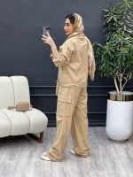 ست کت و شلوار جلو زیپ کد 4704 - تصویر 12