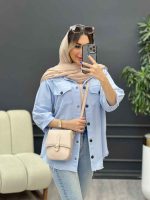 مانتو آستین پیله پایین ریش کد 4946 - تصویر 15