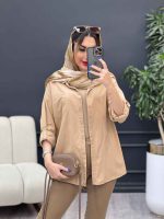 مانتو تک جیب پشت دکمه کد 4723 - تصویر 27