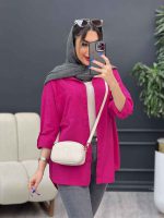 مانتو تک جیب پشت دکمه کد 4723 - تصویر 24