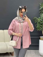 مانتو تک جیب پشت دکمه کد 4723 - تصویر 28
