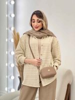 شومیز جلو دکمه گیسو کد 4936 - تصویر 11