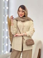 شومیز جلو دکمه گیسو کد 4936 - تصویر 2