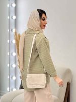 شومیز جلو دکمه گیسو کد 4936 - تصویر 10