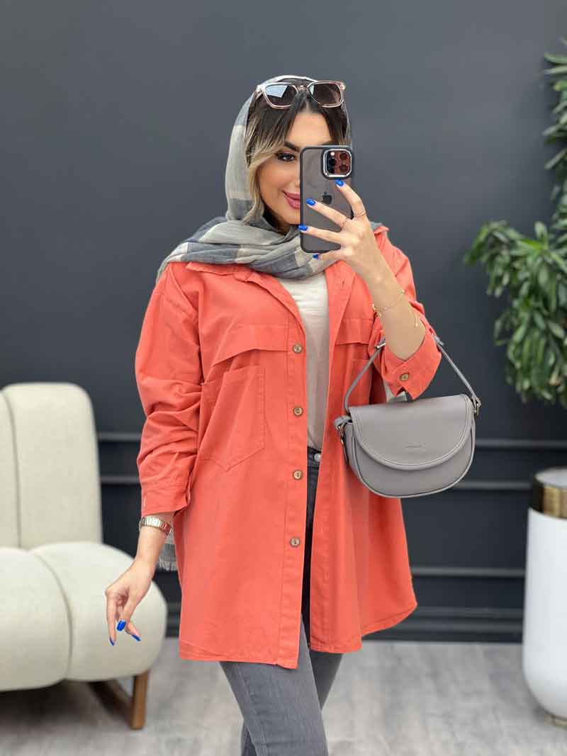 مانتو دو جیب وانیا کد 4948 مانتو دو جیب وانیا کد 4948