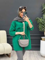 مانتو دو جیب وانیا کد 4948 - تصویر 3