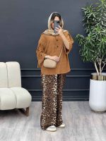 شومیز سه دکمه آستین پاگن کد 4923 - تصویر 14