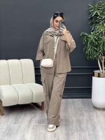 ست مانتو و شلوار دو جیب پیله کد 4940 - تصویر 20