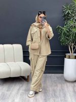 ست مانتو و شلوار دو جیب پیله کد 4940 - تصویر 25